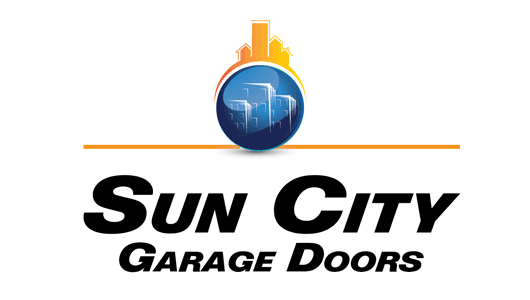 Sun City Garage Doors Logo Design