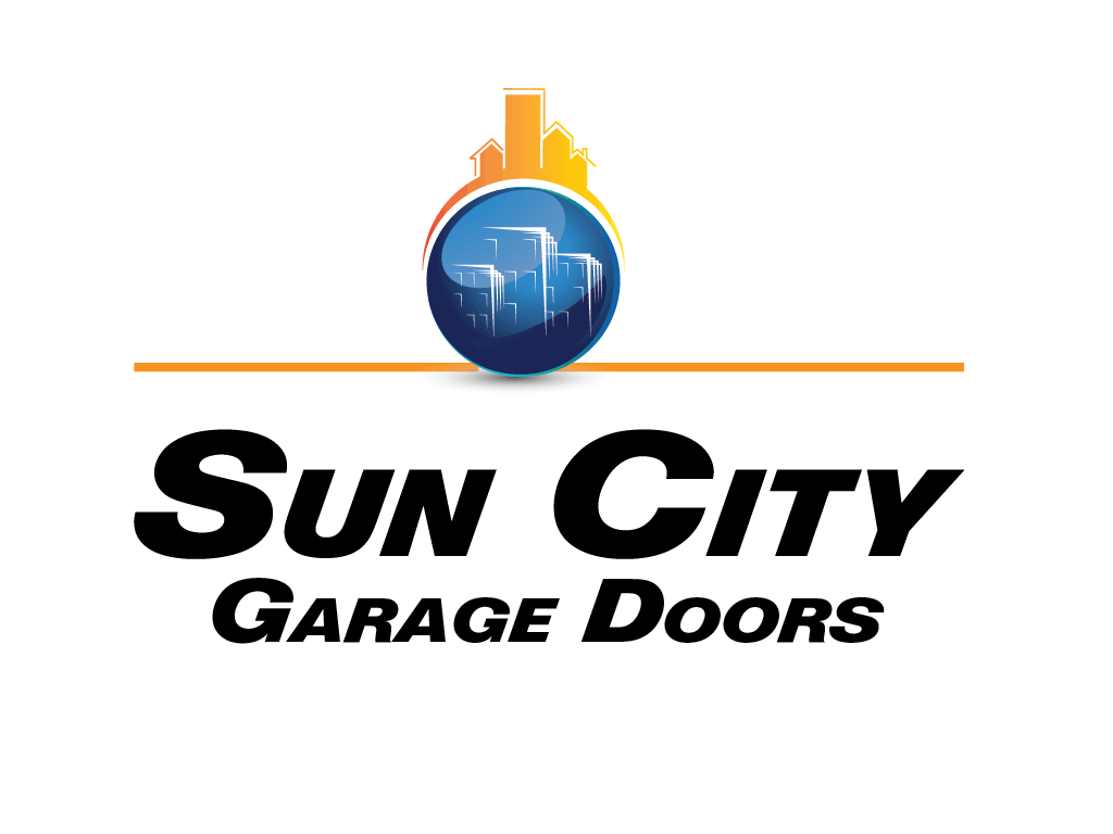 Sun City Garage Doors Logo Design